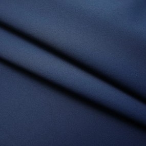 Cortinas blackout com ganchos 2 pcs 140x245 cm azul