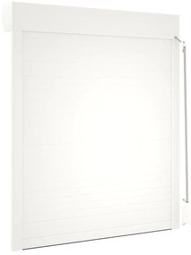Persiana de enrolar em alumínio 100x130 cm branco