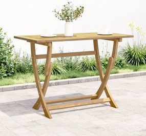 Mesa de jardim dobrável 110x55x75 cm madeira de acácia maciça