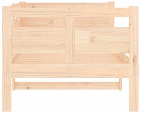 Sofá-cama 80x200 cm madeira de pinho maciça