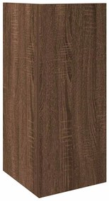 Mesas laterais 2 pcs prateleira 110x50x103 cm carvalho castanho