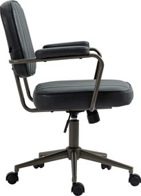 Cadeira de escritório Natrona antiga preta