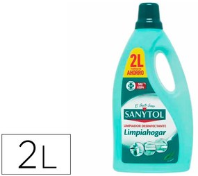 Detergente Desinfetante Sanytol Limpeza Domestica Multisuperficies Frasco de 2 Litros