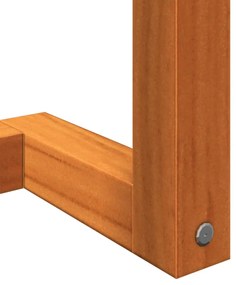 Toalheiro 23x18x60 cm pinho maciço castanho mel