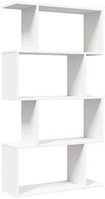 Estante divisória 4 níveis 70x24x129cm derivados madeira branco