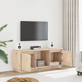 Móvel de TV 110,5x35x44 cm madeira de pinho maciça