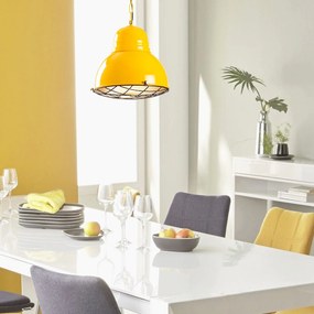 Candeeiro Chandelier Saglam – Amarelo Dourado – 31 cm