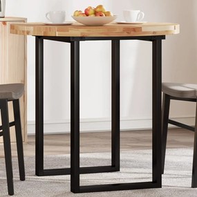 vidaXL Tampo de mesa redondo Ø80x4 cm madeira de acácia maciça