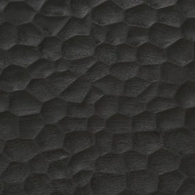 Mesa de cabeceira 50x33x60 cm madeira de mangueira maciça preto