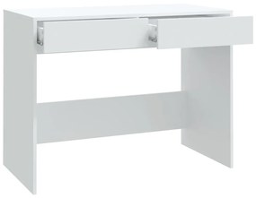 Secretária Tello com 2 Gavetas - Branco - Design Moderno