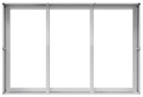 Planter 120x80x40 cm aço galvanizado
