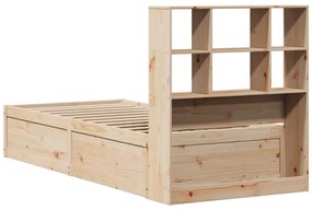 Cama sem colchão 90x200 cm madeira de pinho maciça