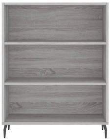 Armário alto 69,5x34x180 cm derivados de madeira sonoma cinza