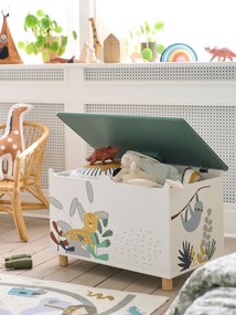 Arca de brinquedos, Selva branco claro bicolor/multicolo