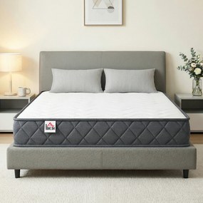 Colchão 200 x 160 cm, colchão para duas pessoas, espuma viscoelástica, 20 cm de espessura, com certificação Oeko-Tex, firmeza média