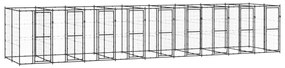 Canil de exterior 21,78 m² aço