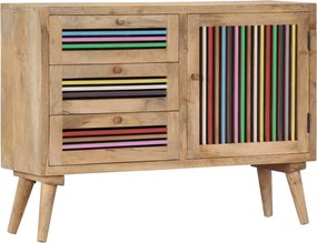 vidaXL Aparador 100x30x75 cm madeira de mangueira maciça
