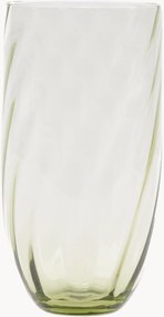 Copos altos artesanais Swirl, conjunto de 6