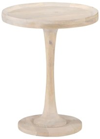 Mesa de apoio Ø60x75 cm madeira de mangueira maciça