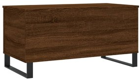 Mesa centro 90x44,5x45 cm derivados madeira carvalho castanho