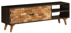 vidaXL Móvel de TV em madeira de mangueira maciça 140x30x45 cm