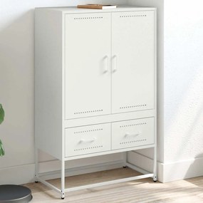 Móvel alto 68x39x111,5 cm aço branco