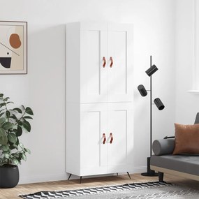 vidaXL Armário alto 69,5x34x180 cm derivados de madeira branco