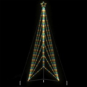 LED Árvore de Natal 861 LEDs Coloridos 478 cm