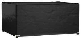 Capa p/ mobiliário de jardim 8 ilhós 180x135x80 cm retangular