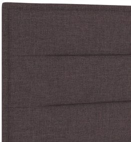 Cabeceira Design Linhas Castanha Escura 200 cm Tecido