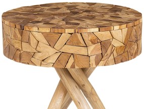 Mesa de apoio em madeira clara THORSBY Beliani