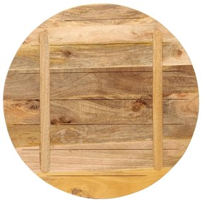 Tampo de mesa redondo Ø80x2,5cm madeira mangueira áspera maciça