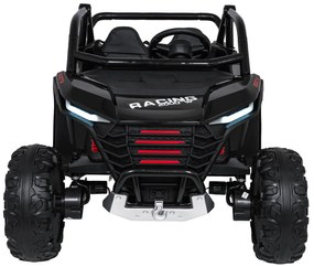 Carro elétrico para Crianças 4X4 2 Lugares 24V RACING Road 2000, Pneus	Espuma EVA, Assento couro ecológico Preto