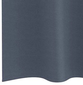 Cortinas 2 pcs Cinzento-escuro 175 x 140 cm Poliéster