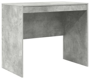 Escrivaninha de computador Cinza concreto Placa de MDF