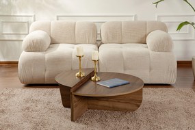 Mesa de Café Orion - Nogueira - 90x30x60 cm e 85x35x30 cm