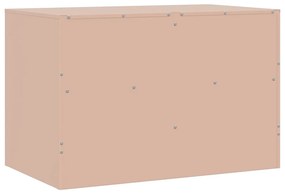 Móveis de TV 2 pcs 67x39x44 cm aço rosa