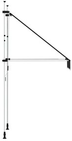 Toldo retrátil manual 100 cm antracite