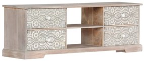 vidaXL Móvel de TV 120x30x40 cm madeira de acácia maciça
