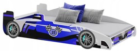 Cama infantil FORMULA 160 x 80 cm Multicolorida - colchão e estrado incluído