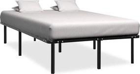 284682 vidaXL Estrutura de cama 160x200 cm metal preto