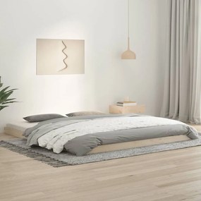 Estrutura de cama super king size 180x200 cm pinho maciço