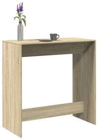 vidaXL Mesa de bar 102x50x103,5cm derivados de madeira carvalho sonoma