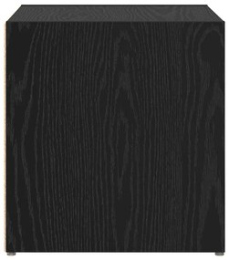 Armários de TV - 4 pcs, Carvalho Preto, 37x35x37 cm, Madeira de Engenh