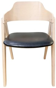 Conjunto de 2 Cadeiras de Jantar JARSY – 55x62x83 cm – Madeira de Heve