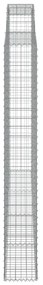 Cesto gabião arqueado 300x30x220/240 cm ferro galvanizado