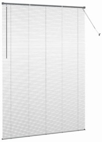 Persiana de Janela Cinzento-escuro 155 x 220 cm Alumínio