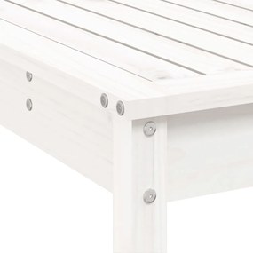 9 pcs conjunto de bar para jardim pinho maciço branco