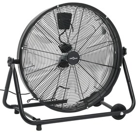 Ventoinha de tambor industrial 60 cm 172,5 W preto