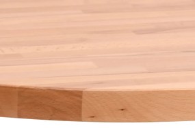 Tampo de mesa redondo Ø70x4 cm madeira de faia maciça